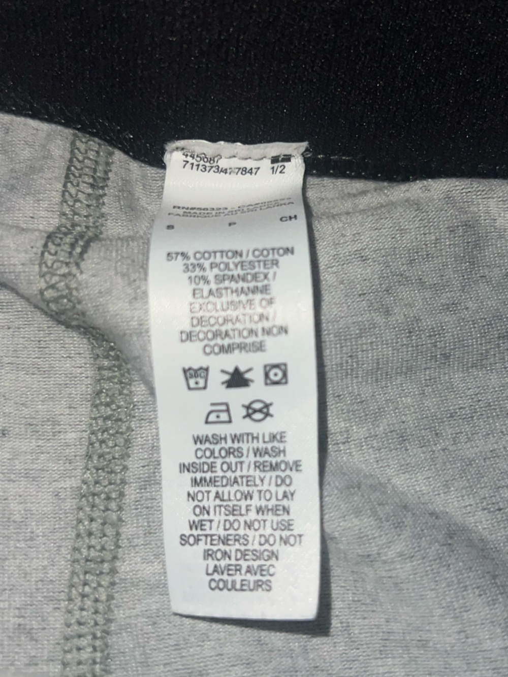Nike Gray Capri Leggings Size Small Cotton Blend - Picture 14 of 14